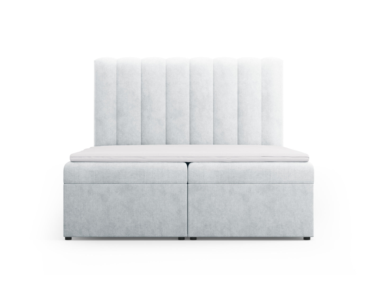 Letto: testiera + molle/materasso + coprimaterasso, "Kelp", 210x160x125