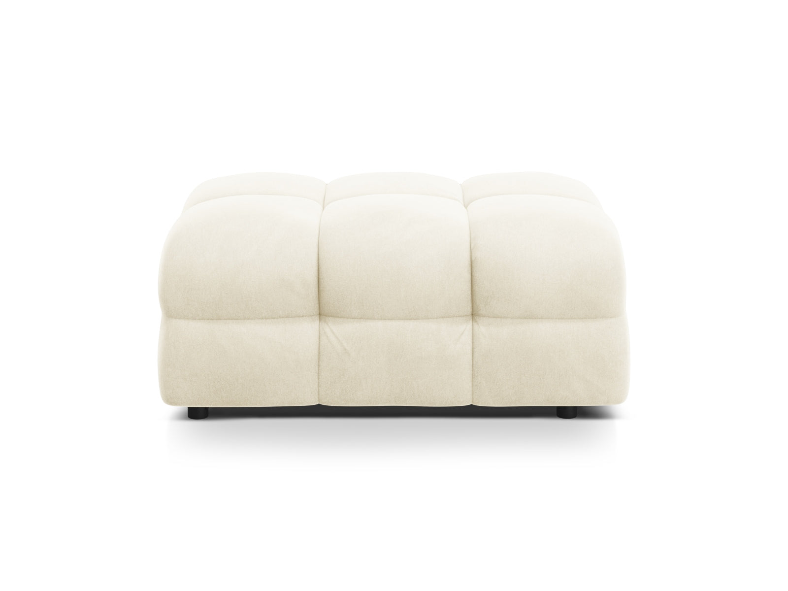 Pouf in velluto, "Kendal", 1 Posto, 104x72x45