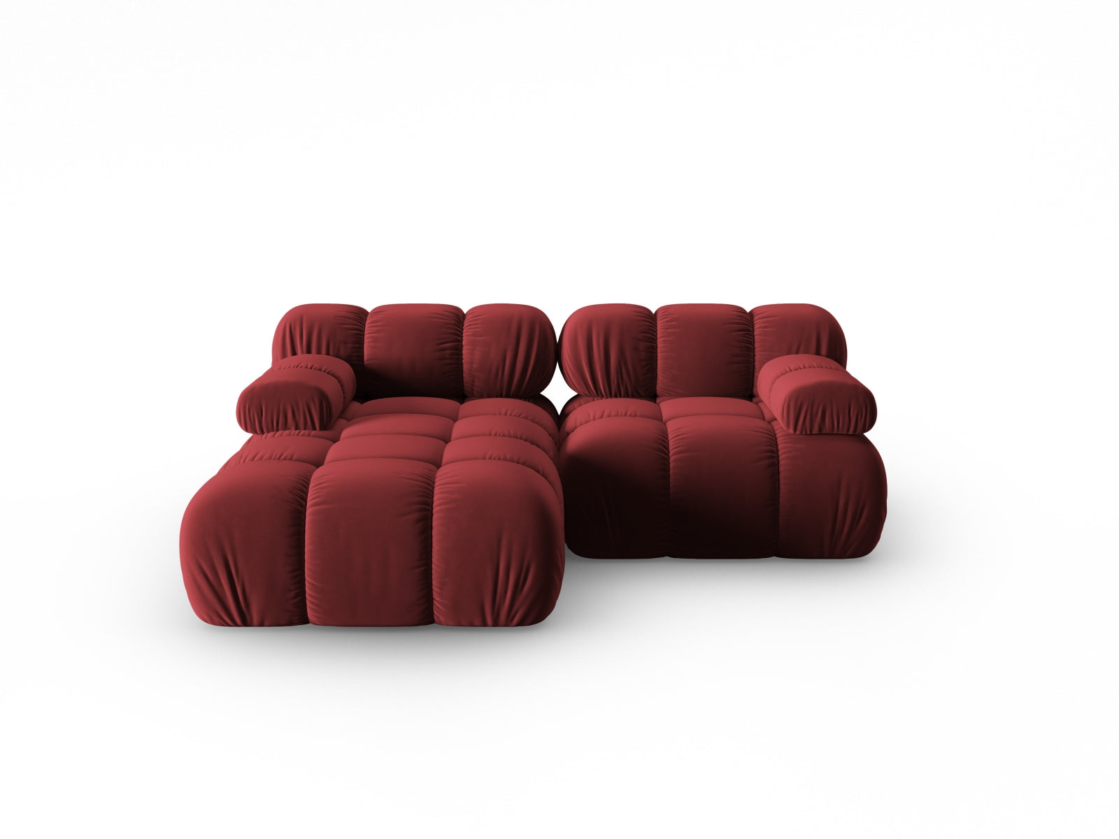 Divano angolare componibile con chaise longue , "Bellis", 3 posti, 188x155x70