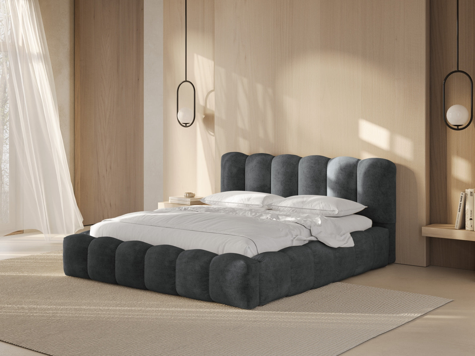 Letto contenitore, "Lupine", 226x206x95