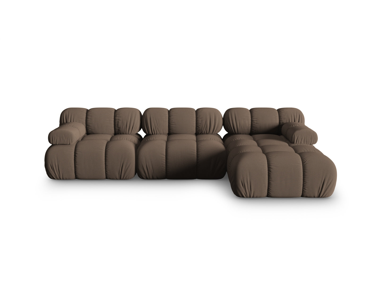 Divano angolare con chaise longue, "Bellis", 4 posti, 282x155x70