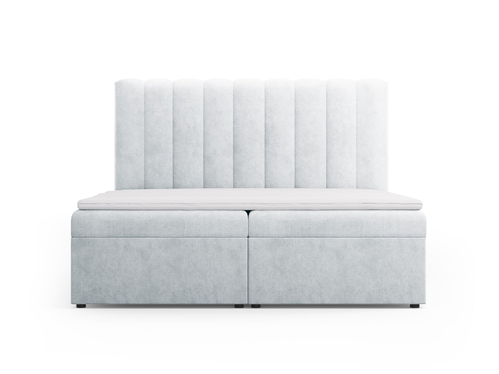 Letto: testiera + molle/materasso + coprimaterasso, "Kelp", 210x180x125