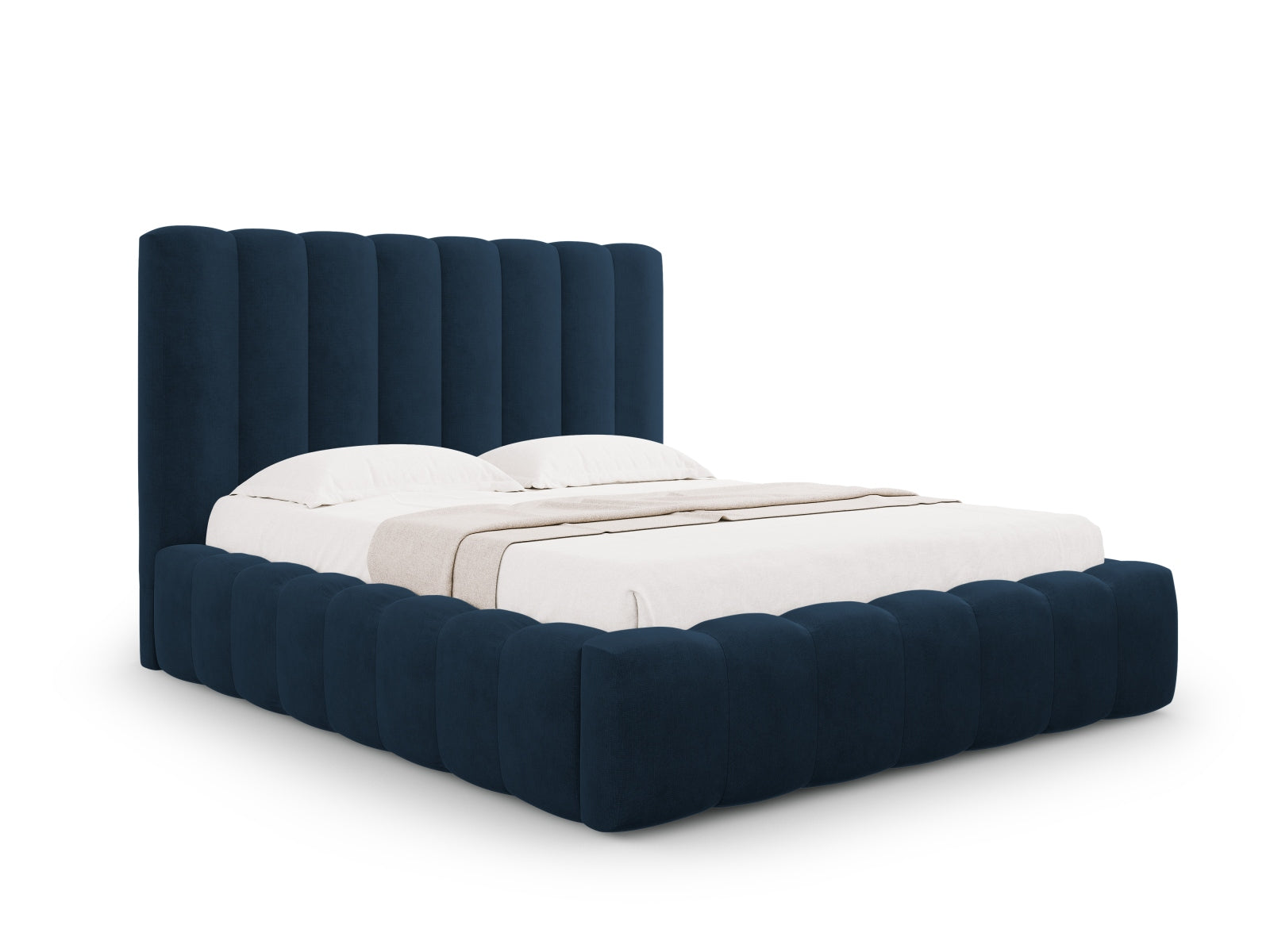 Letto contenitore con testiera, "Kelp", 230x205x125