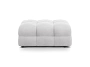 Pouf in velluto, "Kendal", 1 Posto, 104x72x45