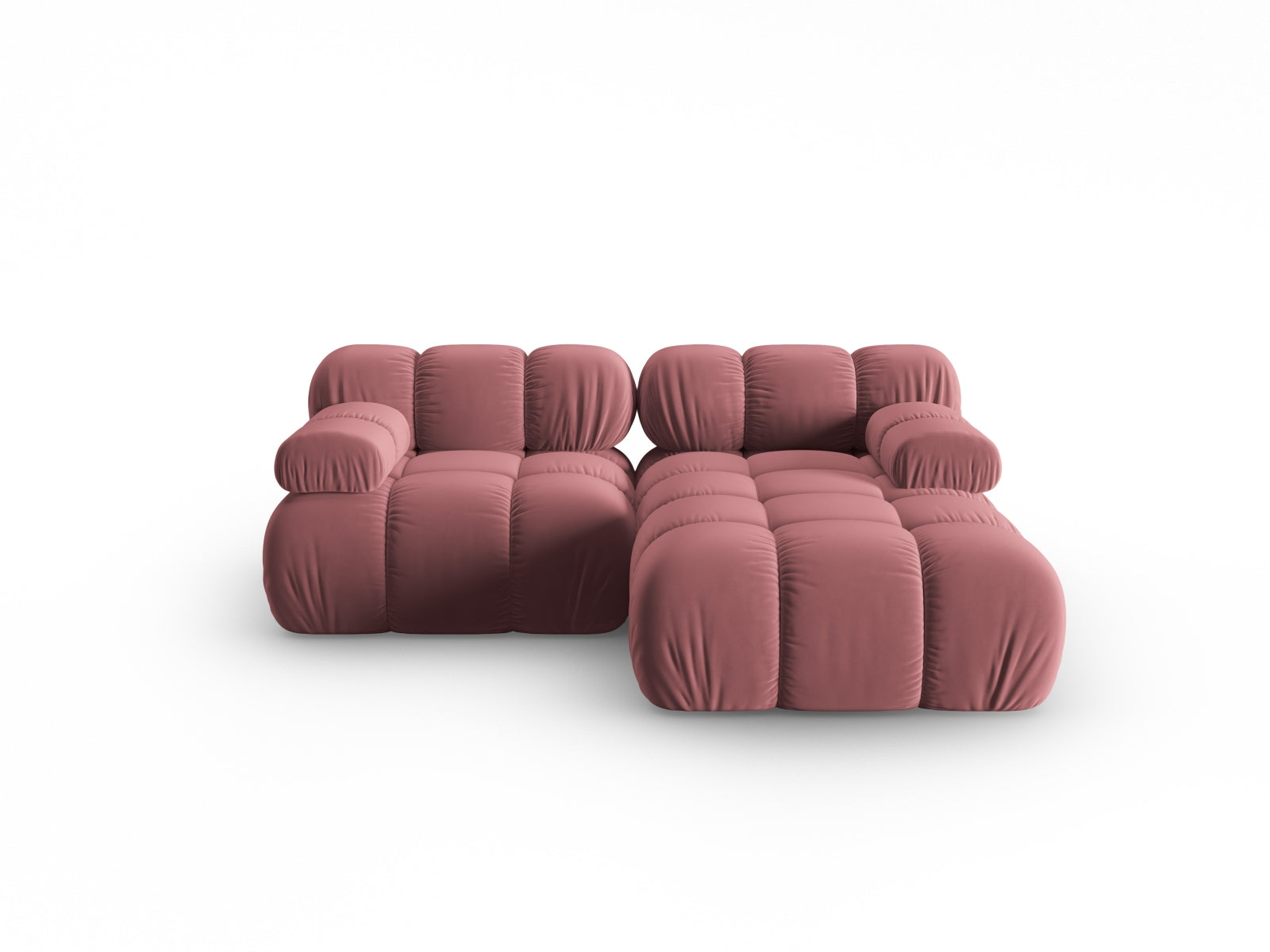 Divano angolare componibile con chaise longue , "Bellis", 3 posti, 188x155x70