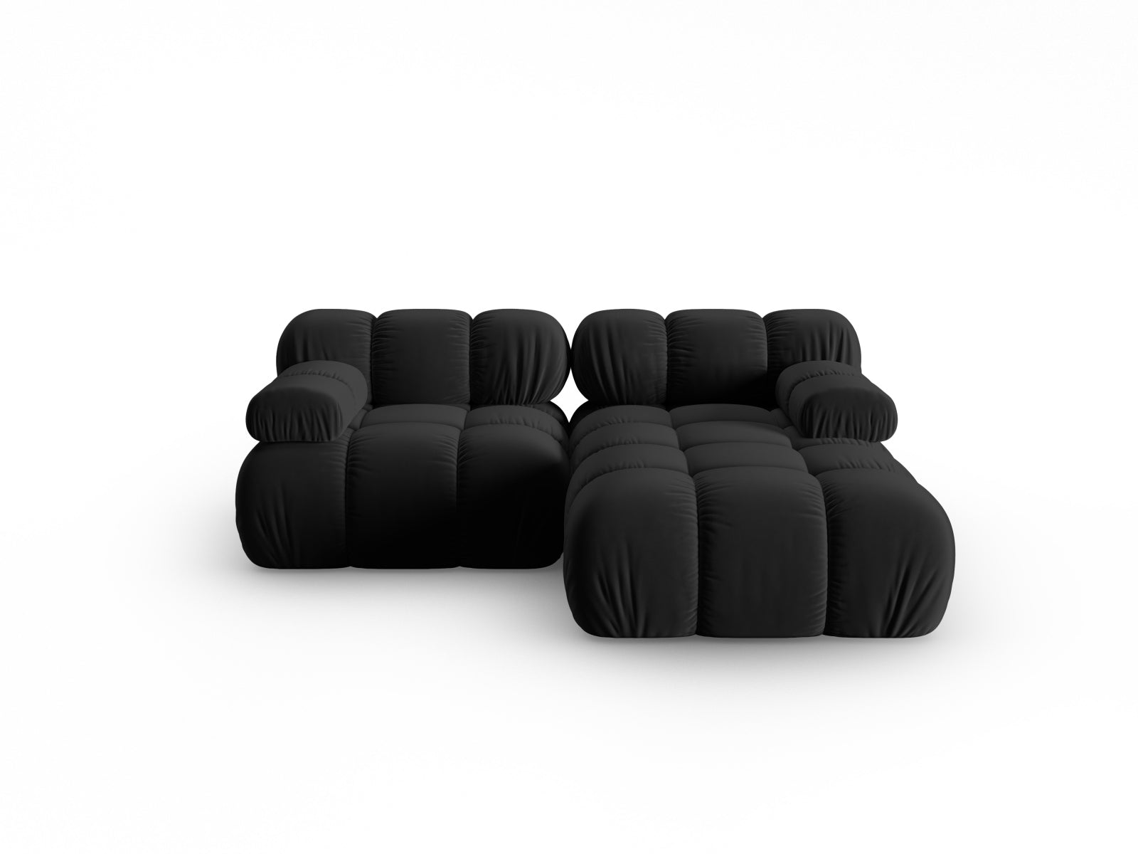Divano angolare componibile con chaise longue , "Bellis", 3 posti, 188x155x70