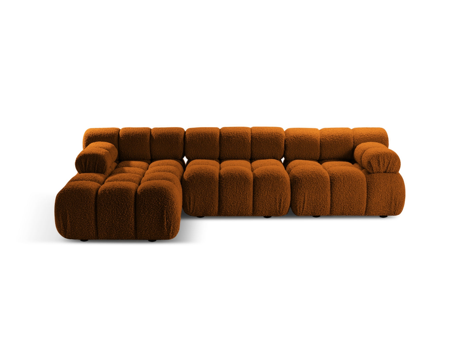 Divano angolare con chaise longue, "Bellis", 4 posti, 282x155x70