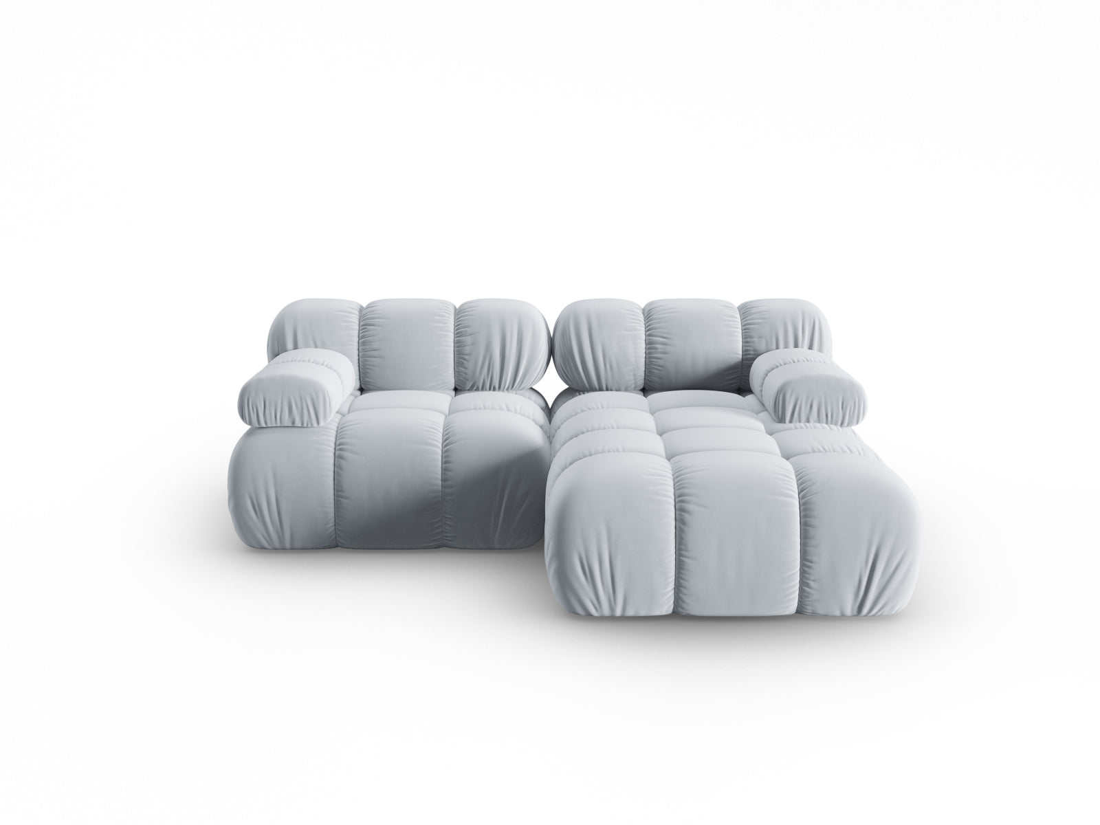 Divano angolare componibile con chaise longue , "Bellis", 3 posti, 188x155x70