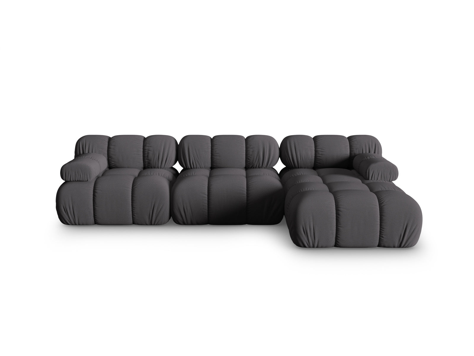 Divano angolare con chaise longue, "Bellis", 4 posti, 282x155x70