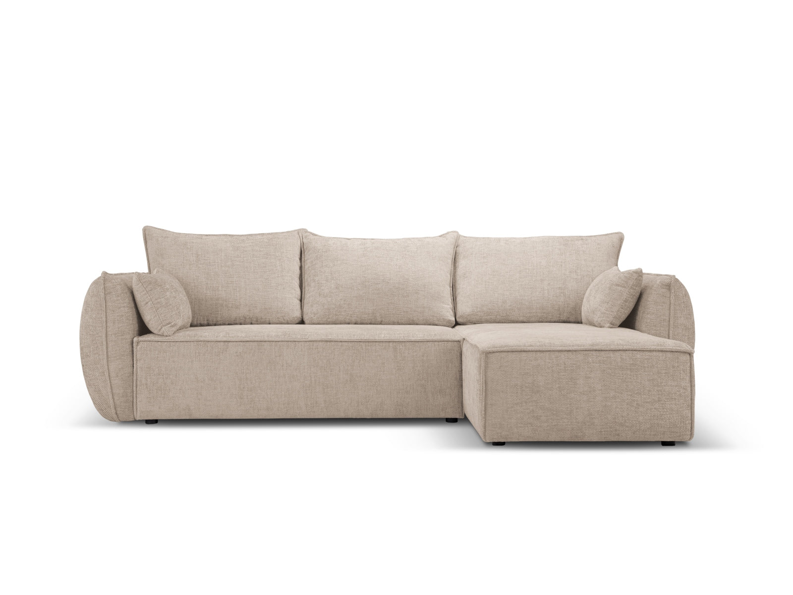 Divano angolare con funzione letto e box, "Kaelle", 4 posti, 252x165x87