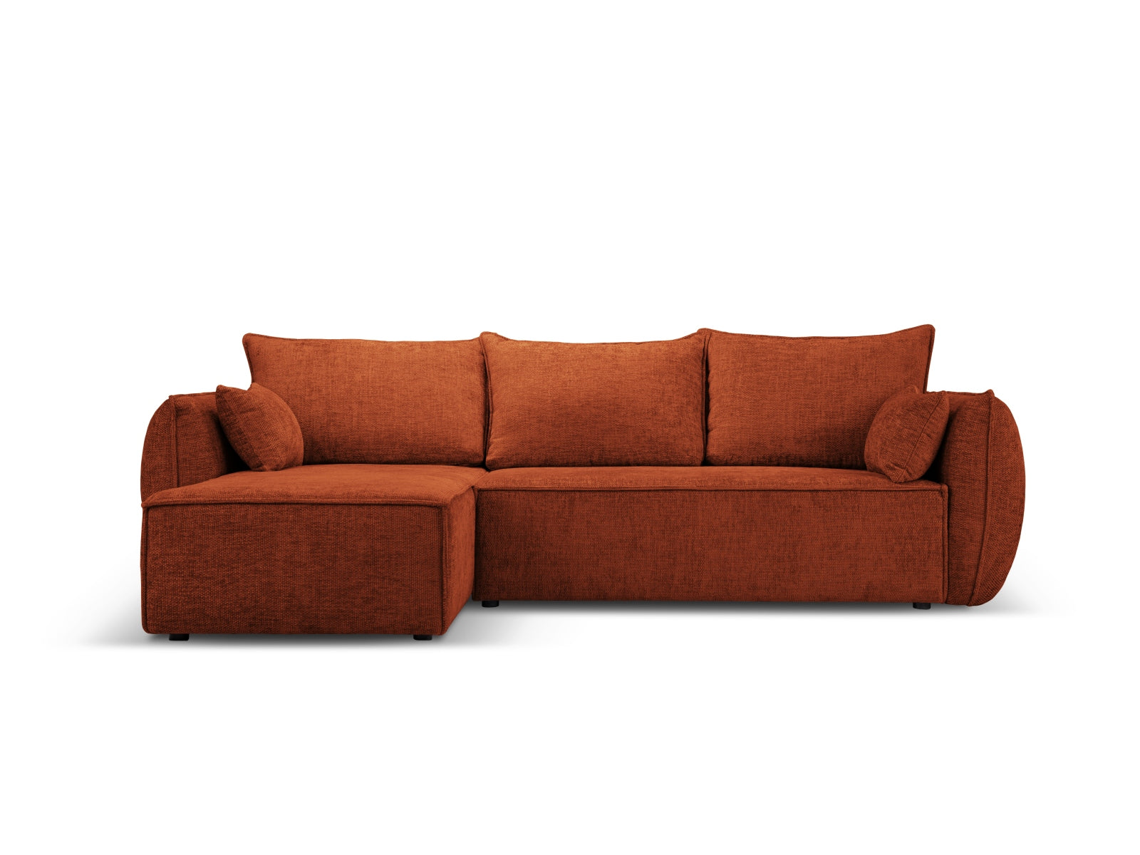 Divano angolare con funzione letto e box, "Kaelle", 4 posti, 252x165x87