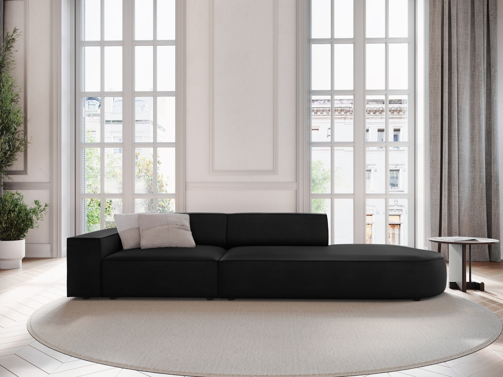 Divano, "Jodie", 3 Posti, 262x102x70, arrotondato