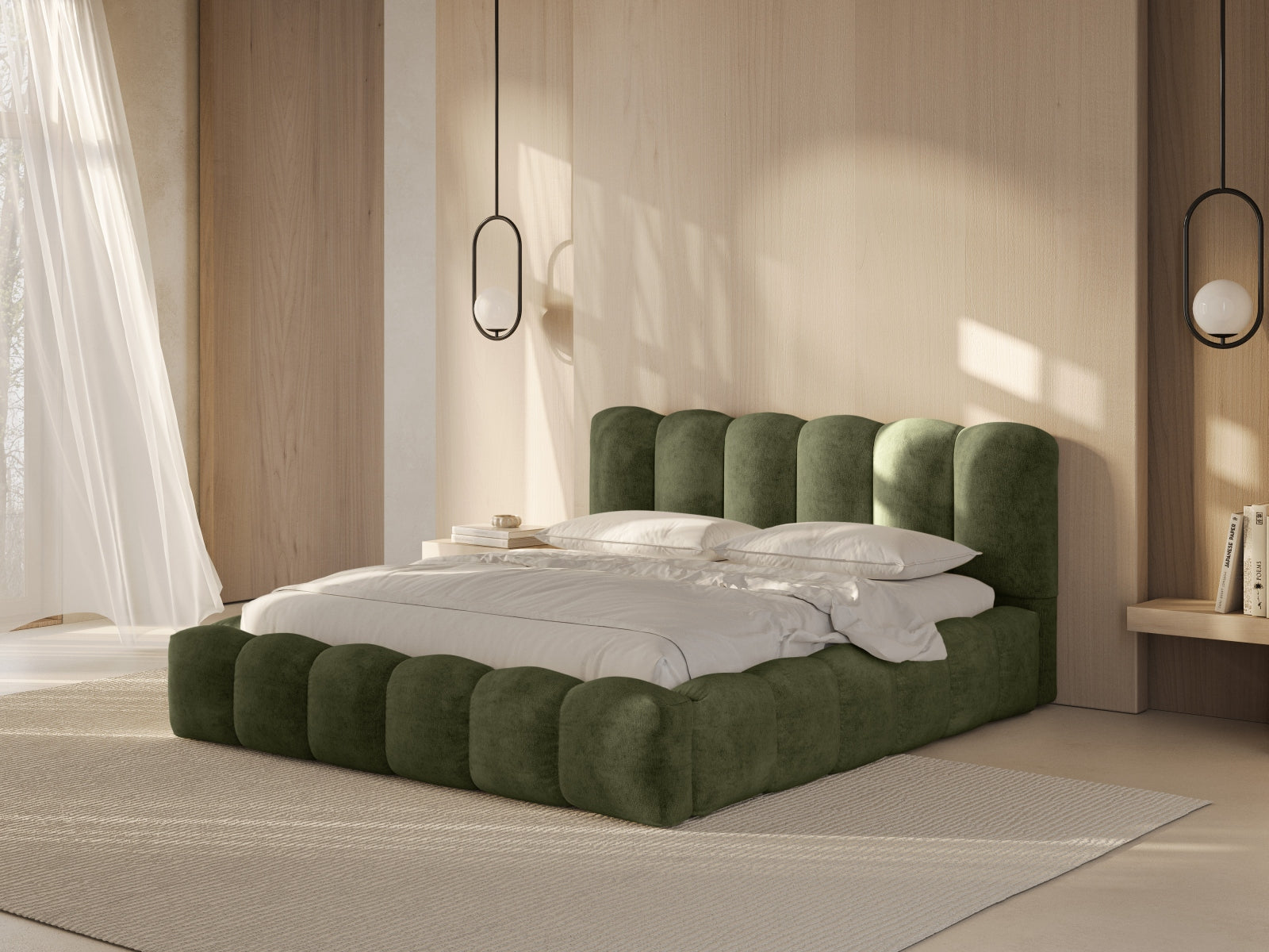 Letto contenitore, "Lupine", 226x186x95