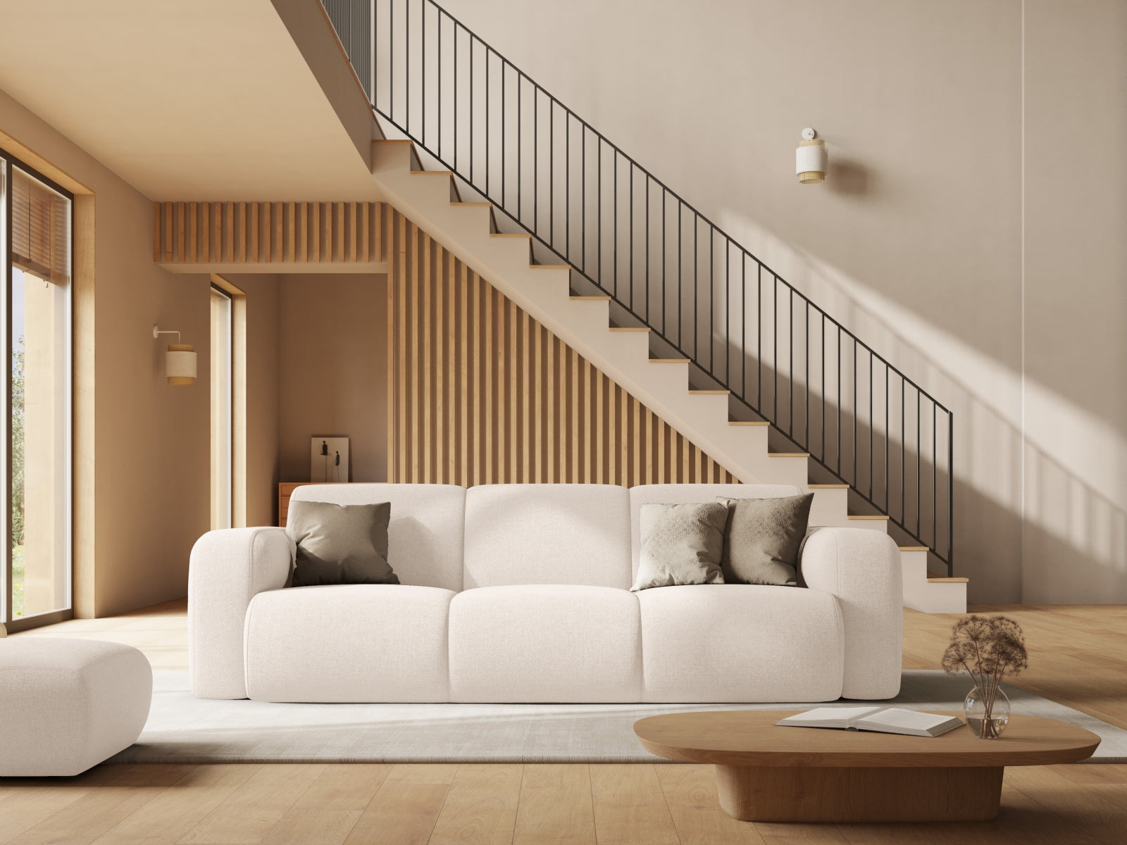 Pouf, "Molino", 1 Posto, 75x75x36