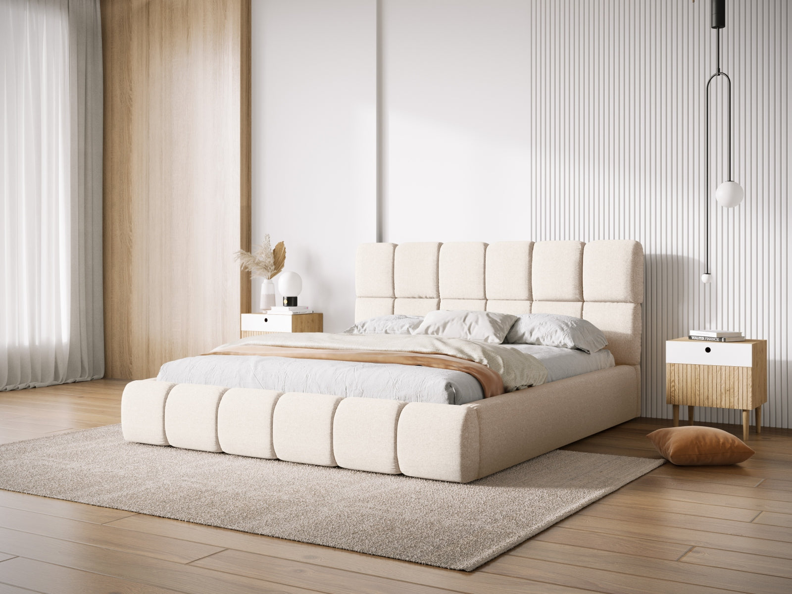 Letto contenitore, "Bellis", 220x200x100