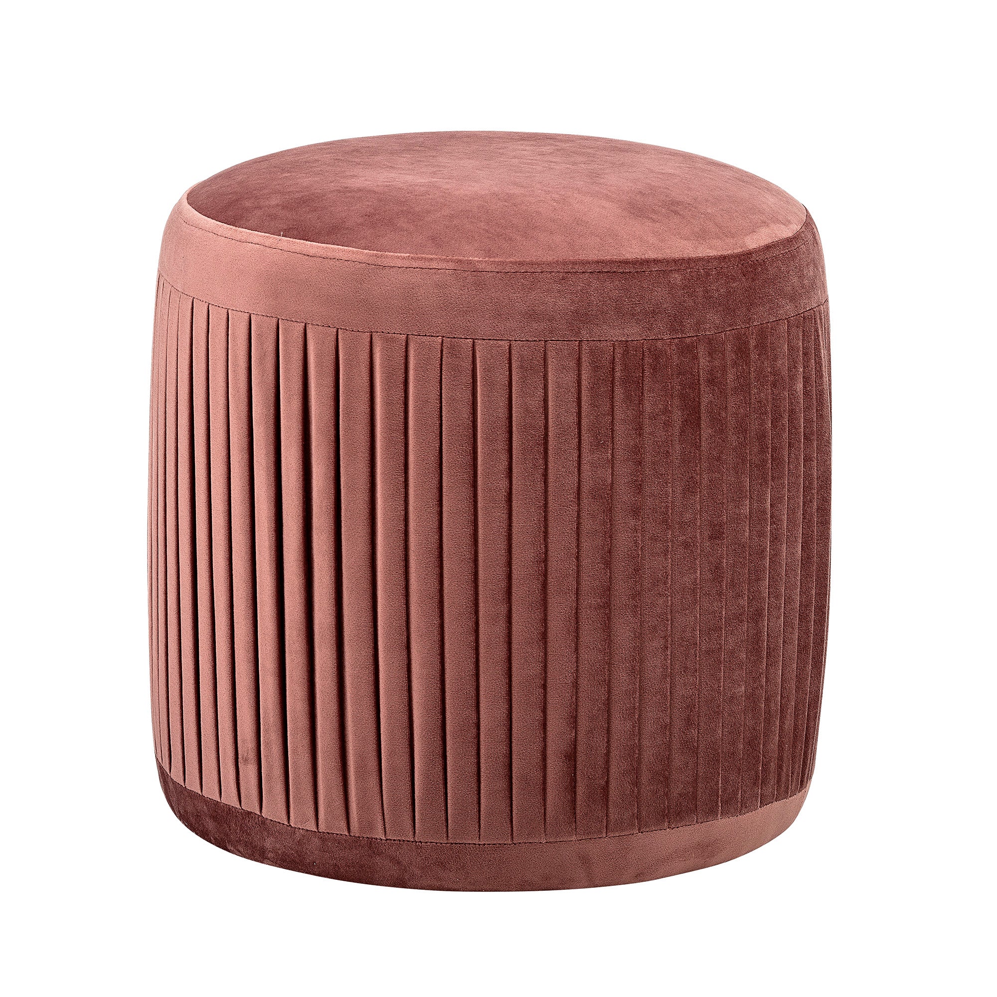 Pouf Pleat, Rosa, Poliestere