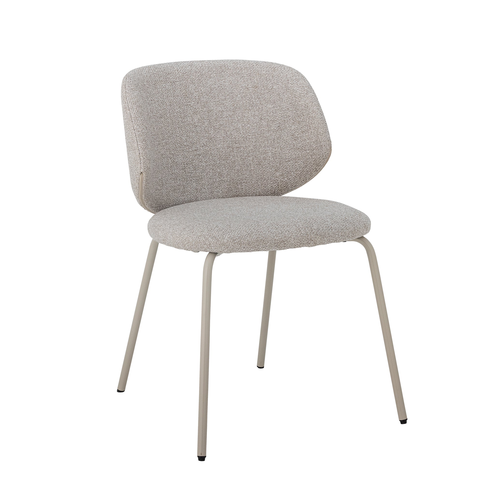Sedia da pranzo Ponte, Grigio, Poliestere