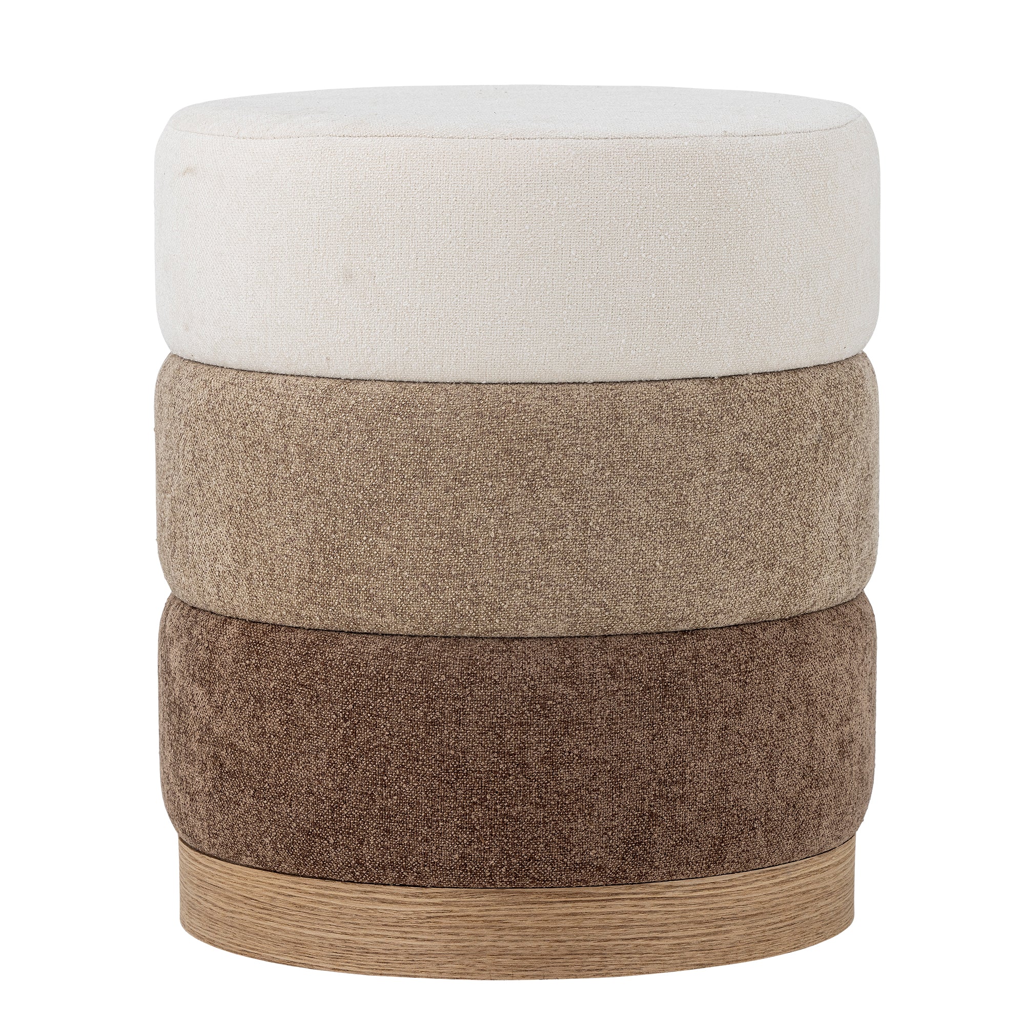 Pouf Bilbao, Marrone, Poliestere