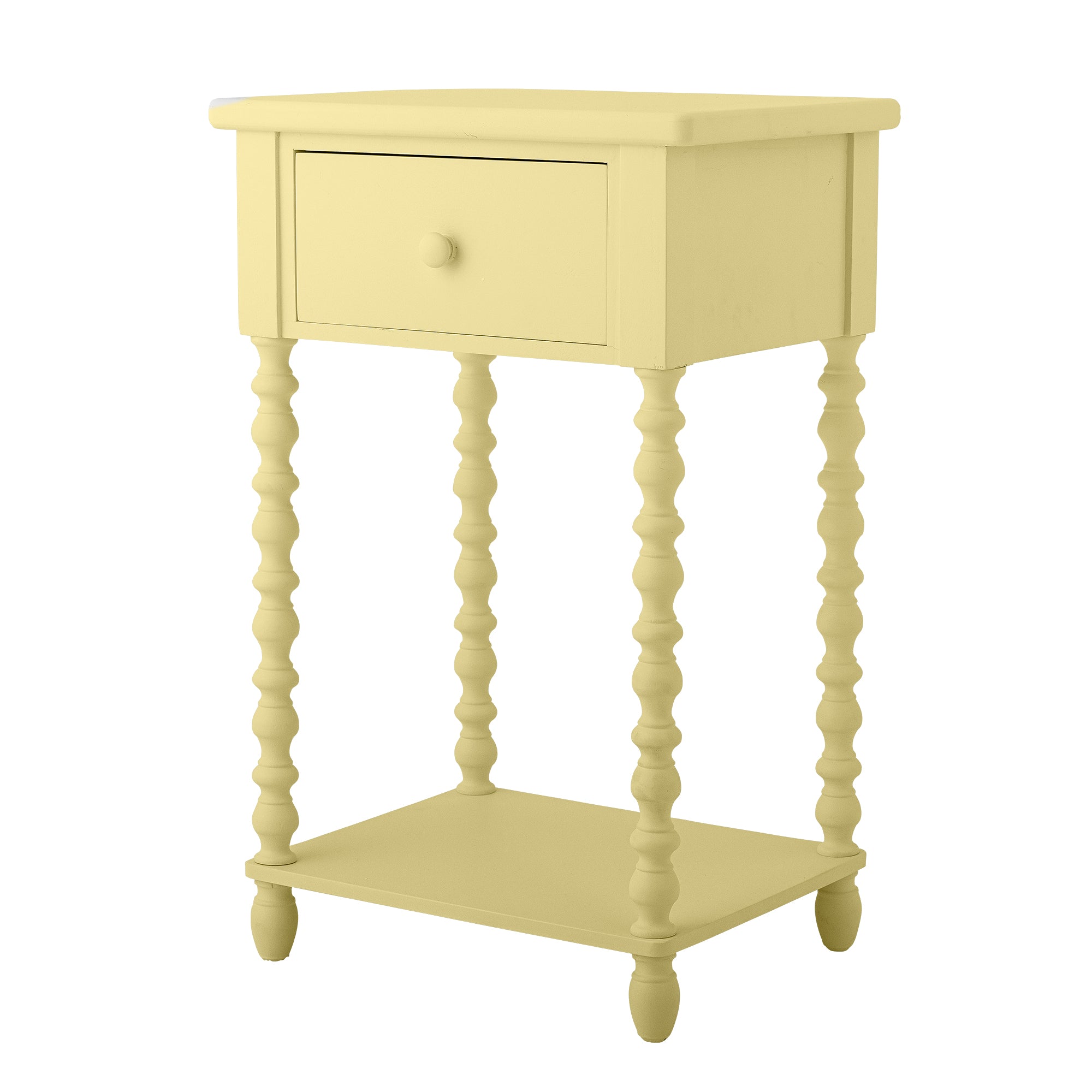 Tavolino Salino, Giallo, Pino