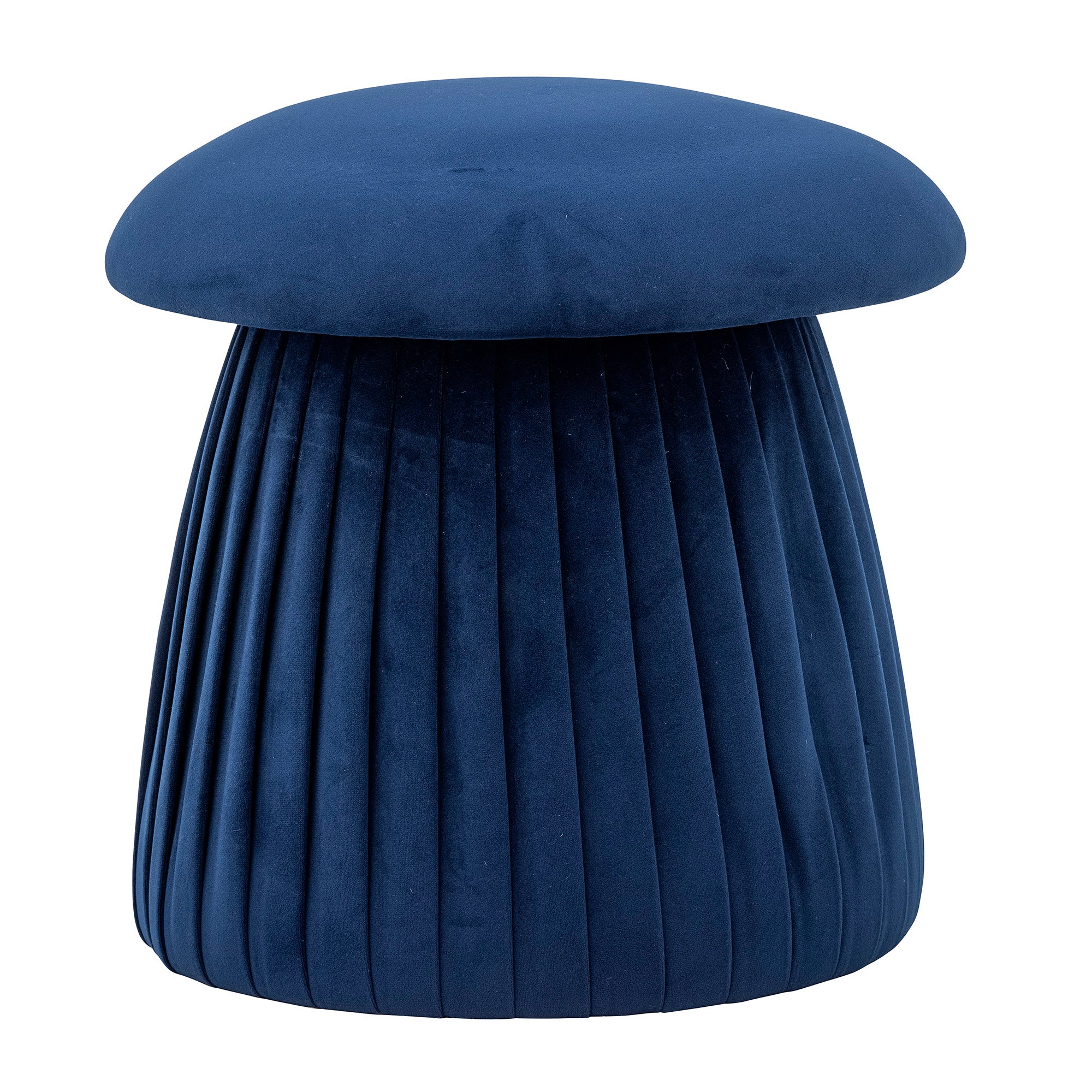 Pouf Roberta, Blu, Poliestere Riciclato