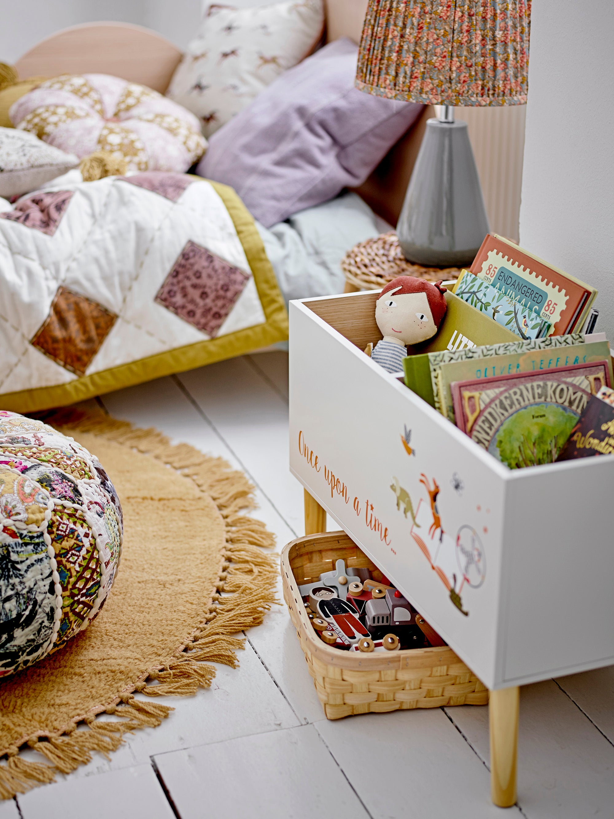 Pouf Gert, Marrone, Cotone