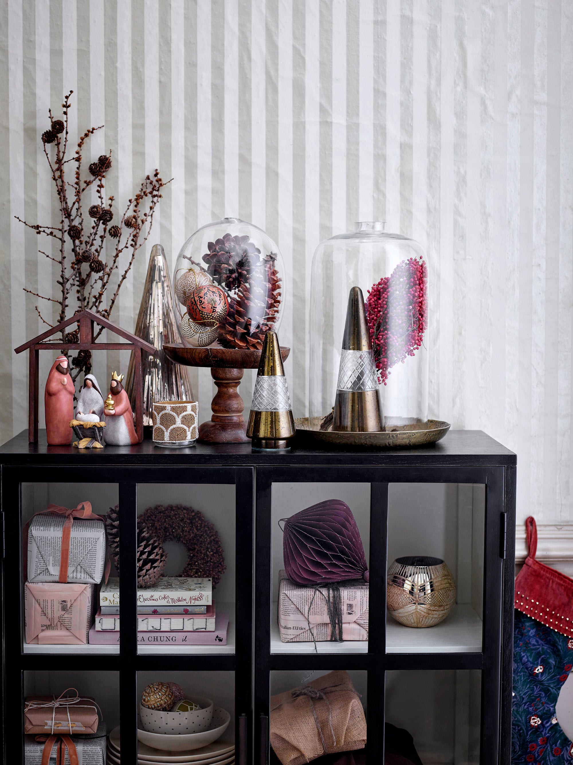 Armadio Opale, Nero, Rovere