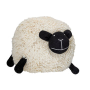 Pouf Elander, Bianco, Lana