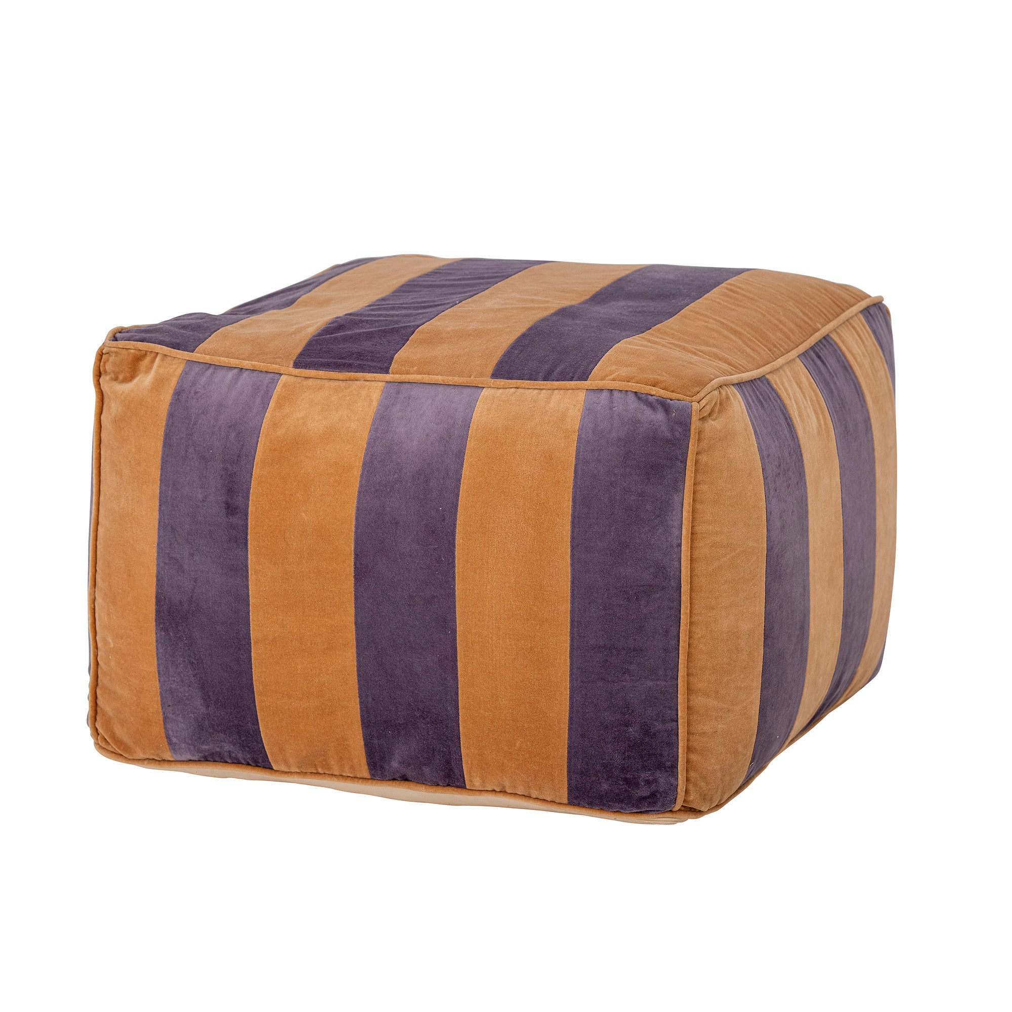 Pouf Walder, Viola, Cotone
