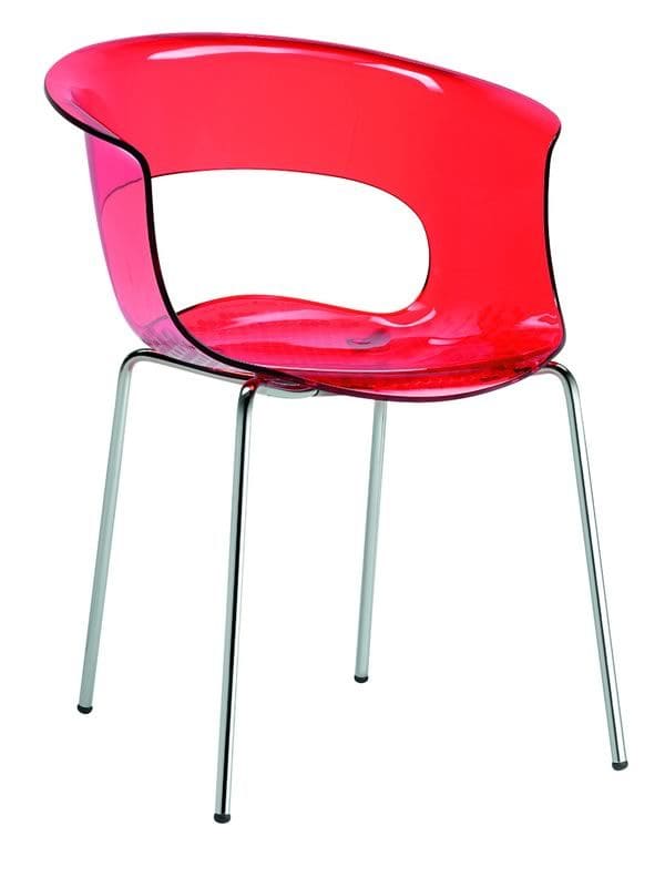 miss-b-2690-poltroncina-in-policarbonato-rosso-trasparente