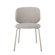 Sedia da pranzo Ponte, Grigio, Poliestere