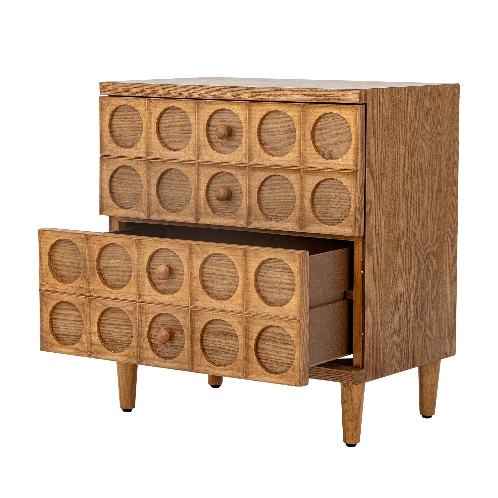 Cassettiera Vester, Marrone, MDF