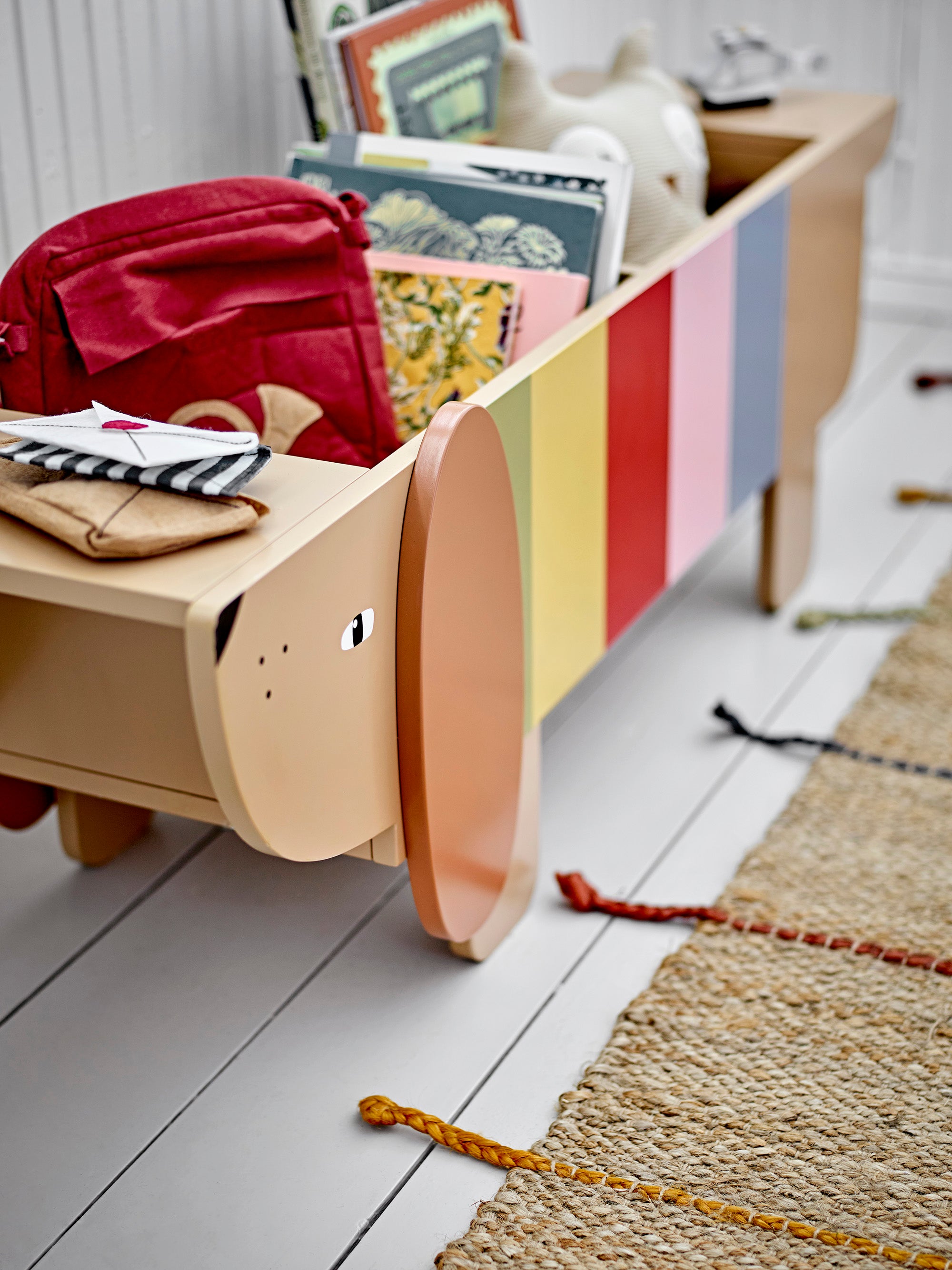 Libreria Charlie, Marrone, MDF