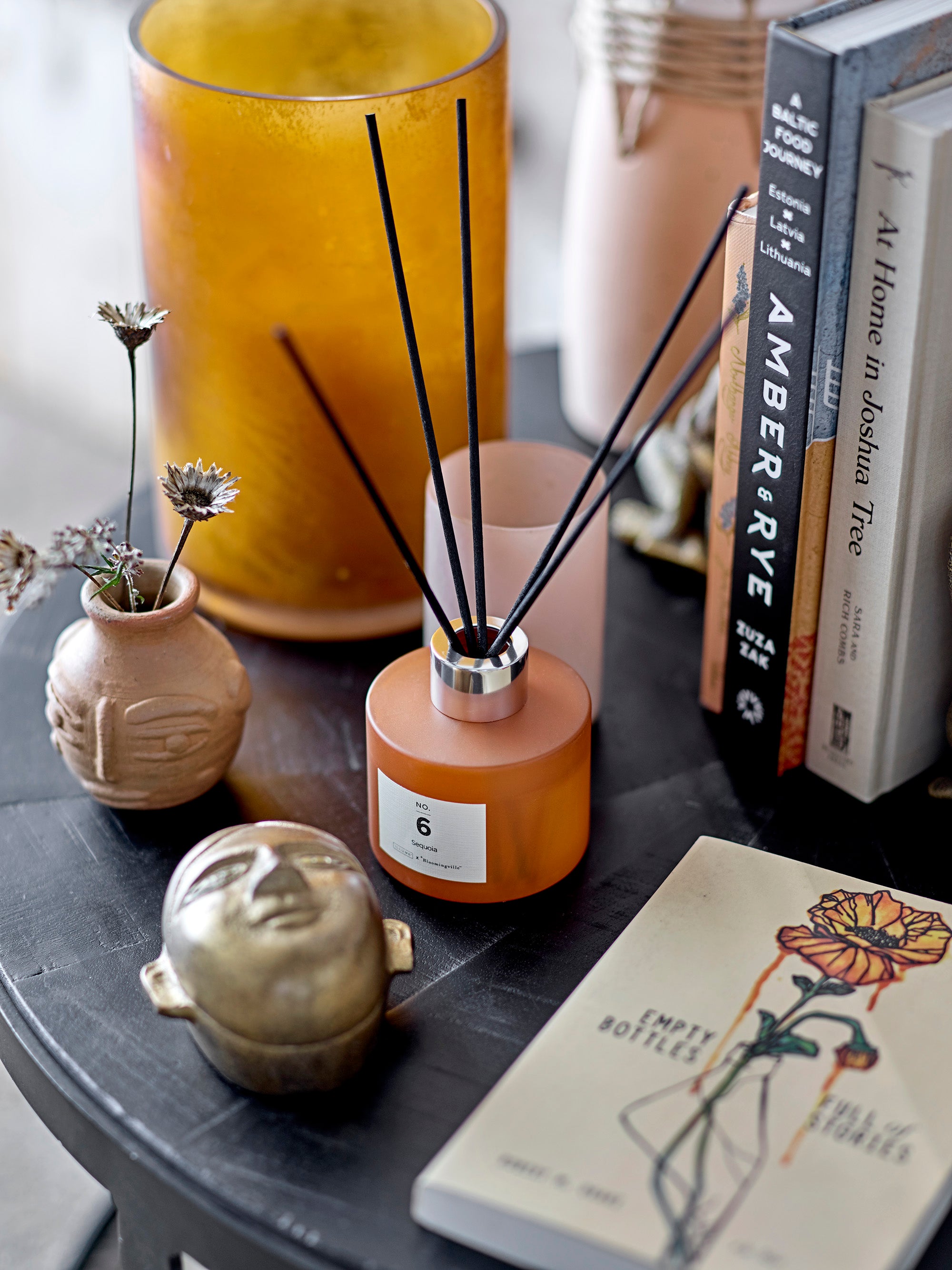 Dede Vaso decorativo, Marrone, Terracotta