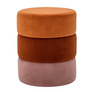 Pouf Bilbao, Arancione, Poliestere