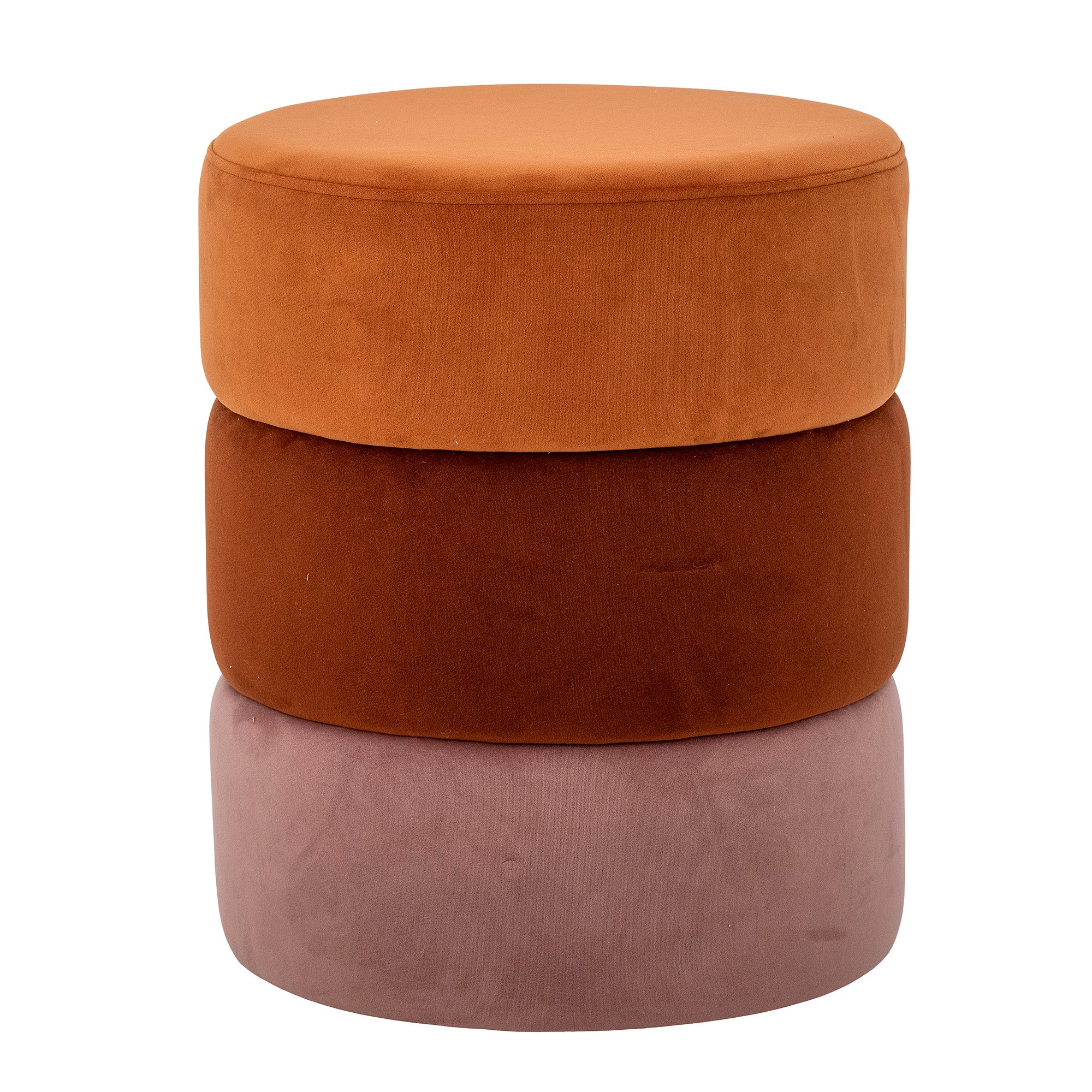 Pouf Bilbao, Arancione, Poliestere