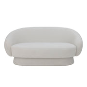Divano Ted, Bianco, Poliestere
