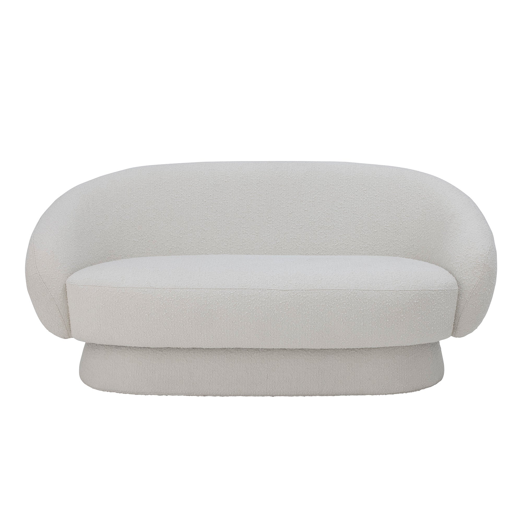 Divano Ted, Bianco, Poliestere