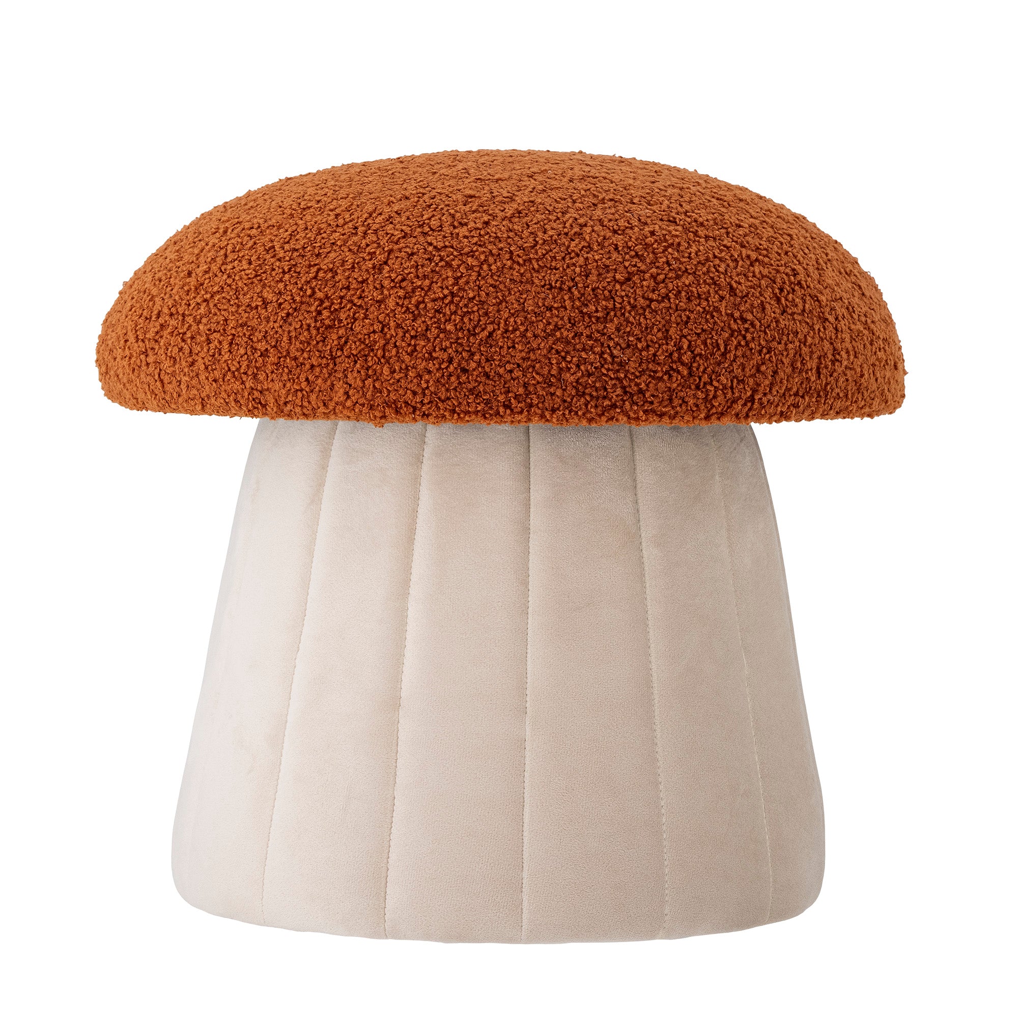 Pouf Bertil, Rosso, Poliestere