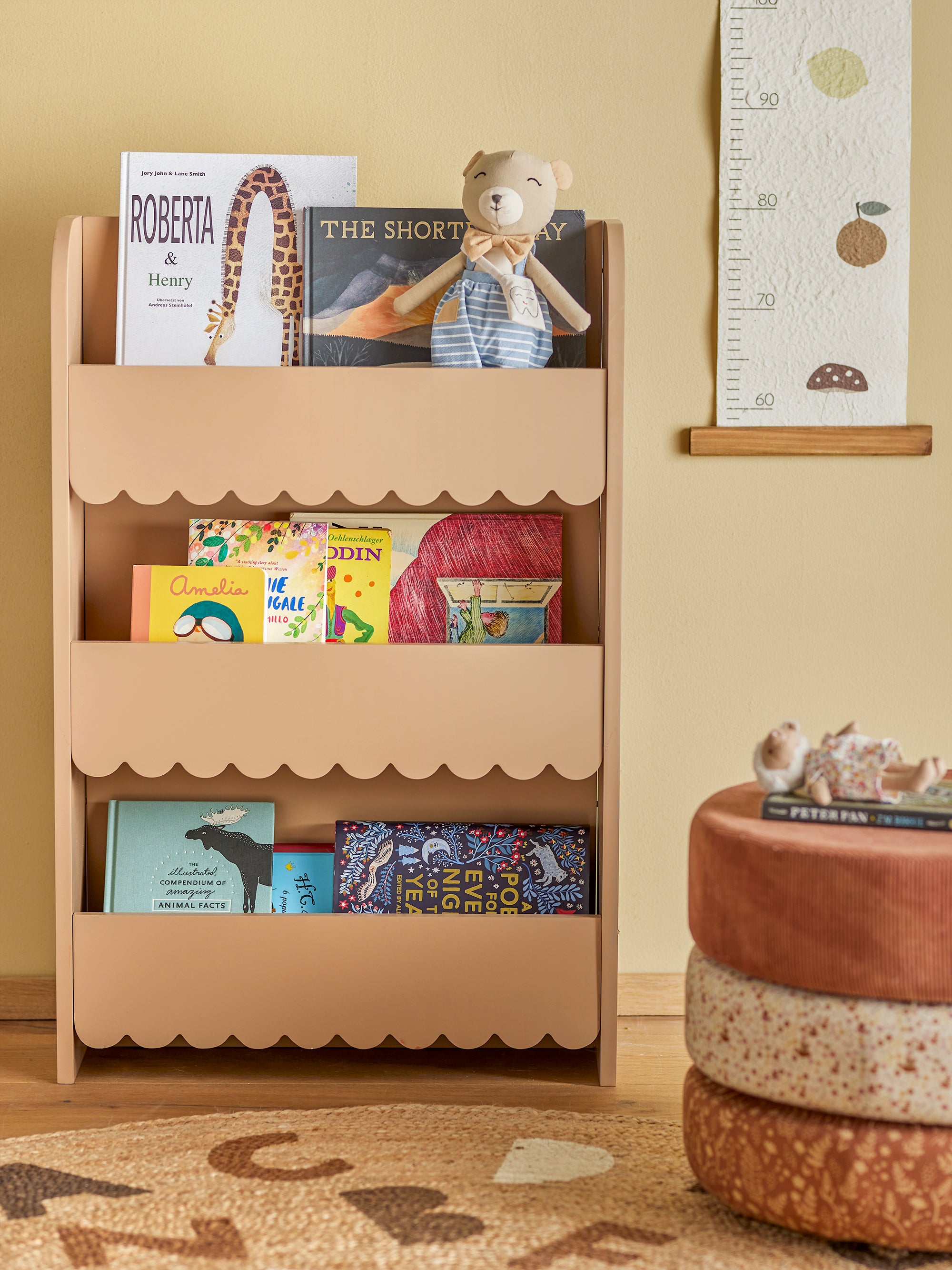 Libreria Salma, Marrone, MDF