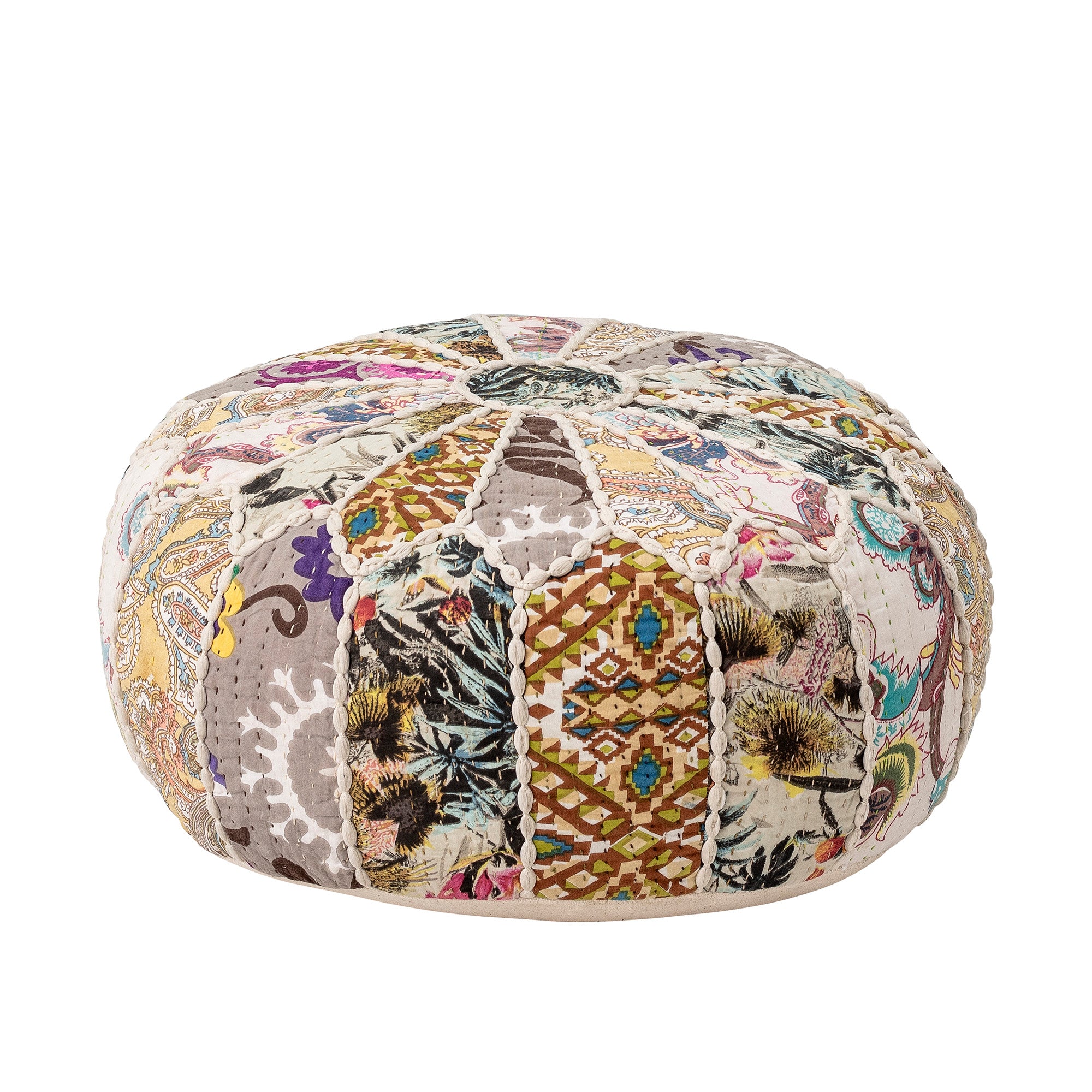 Pouf Gert, Marrone, Cotone
