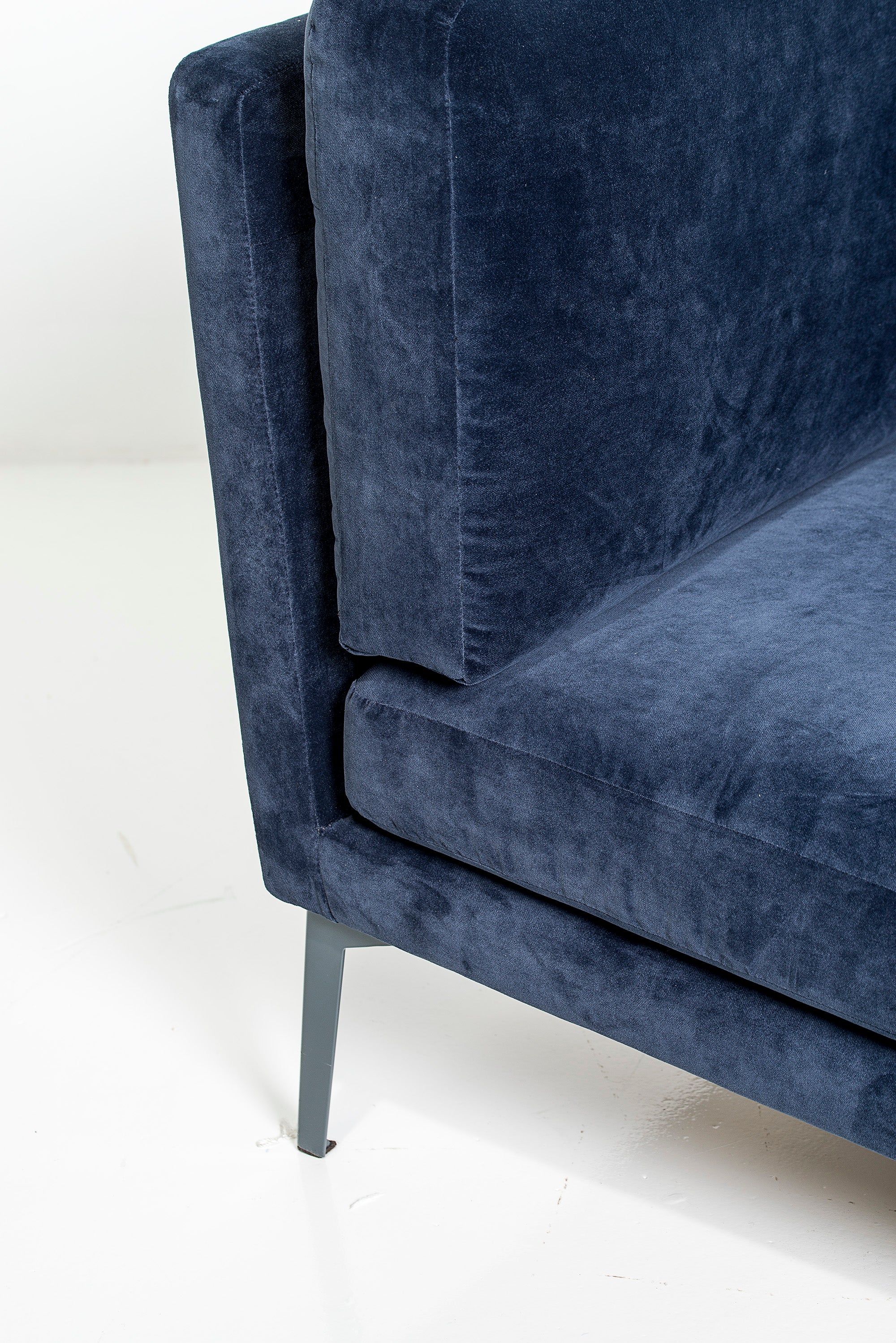 Divano Rox, Blu, Poliestere