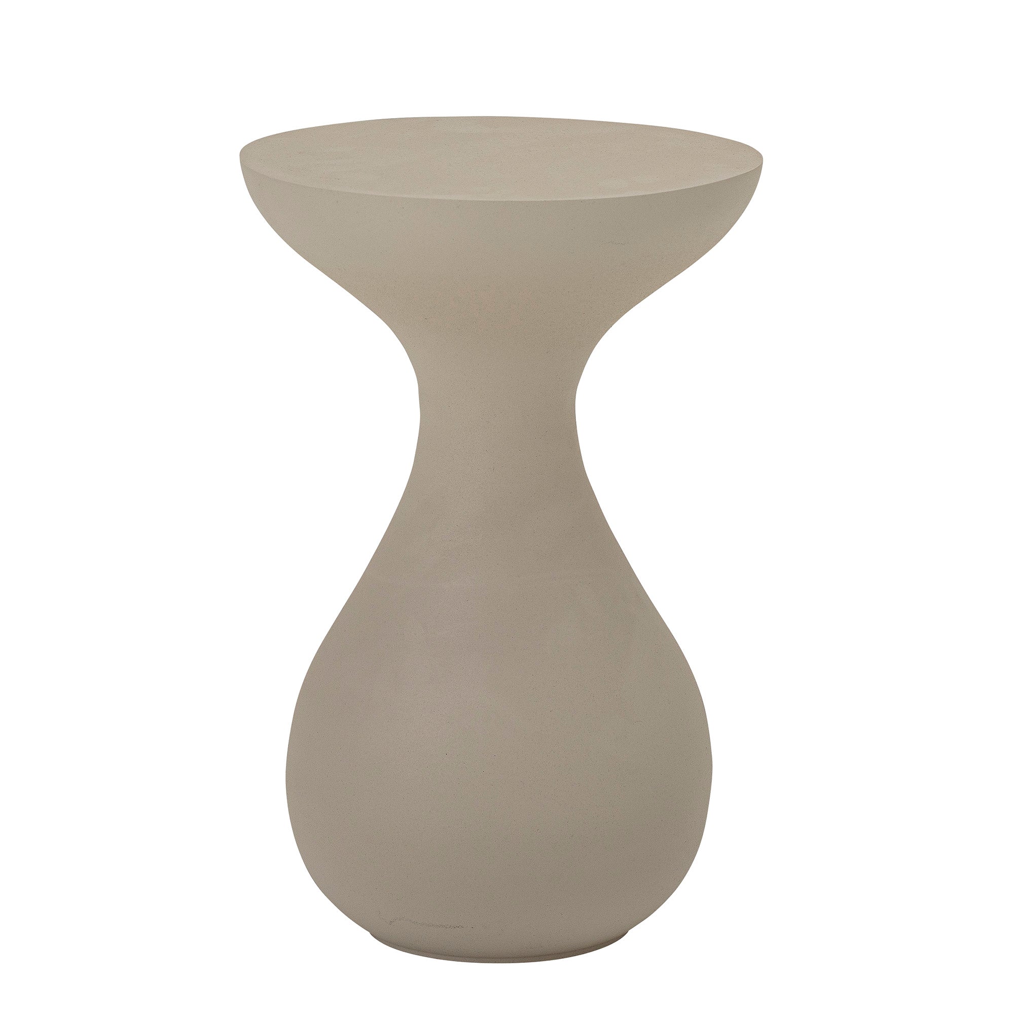 Tavolino Abebe, Grigio, Alluminio