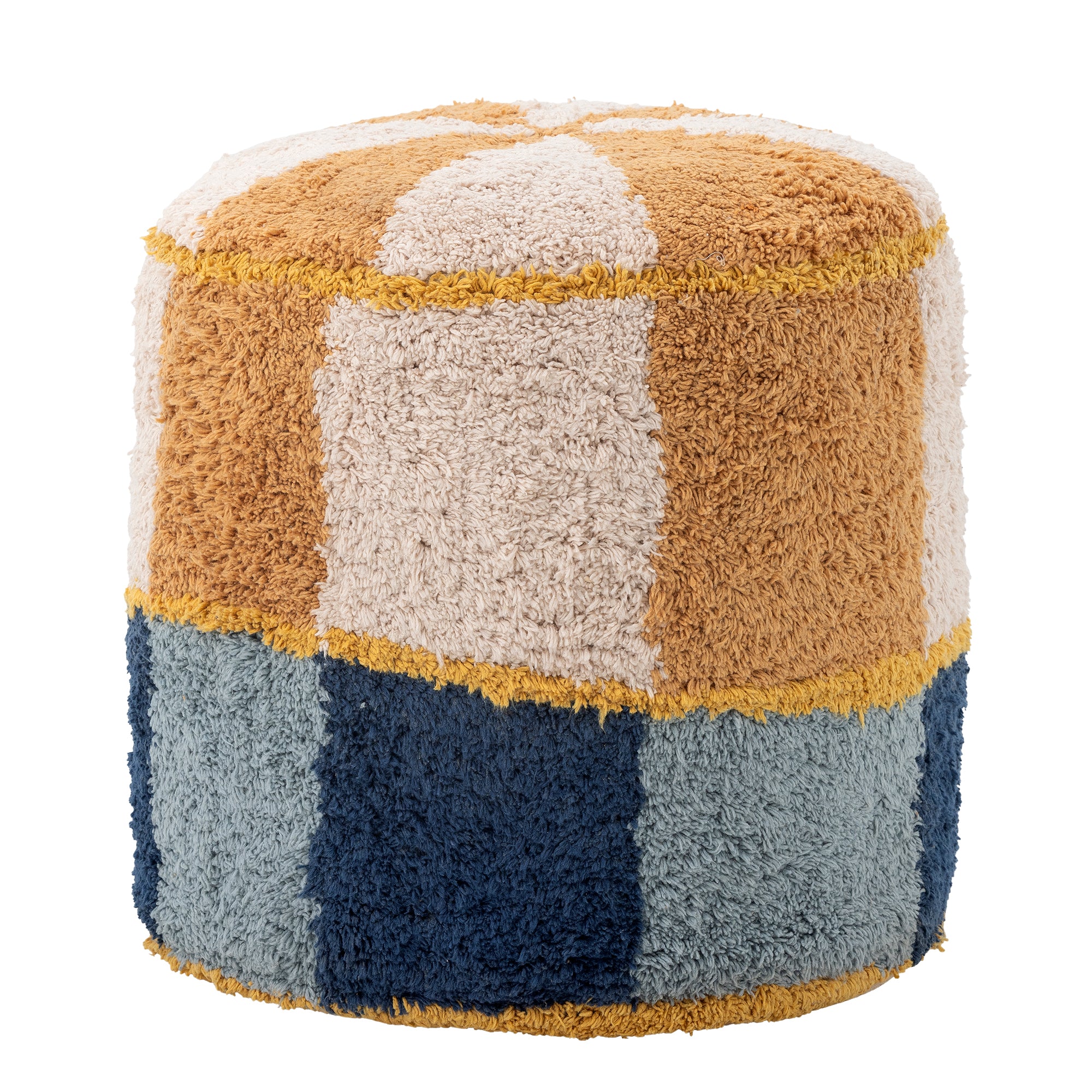 Pouf Kio, Blu, Cotone