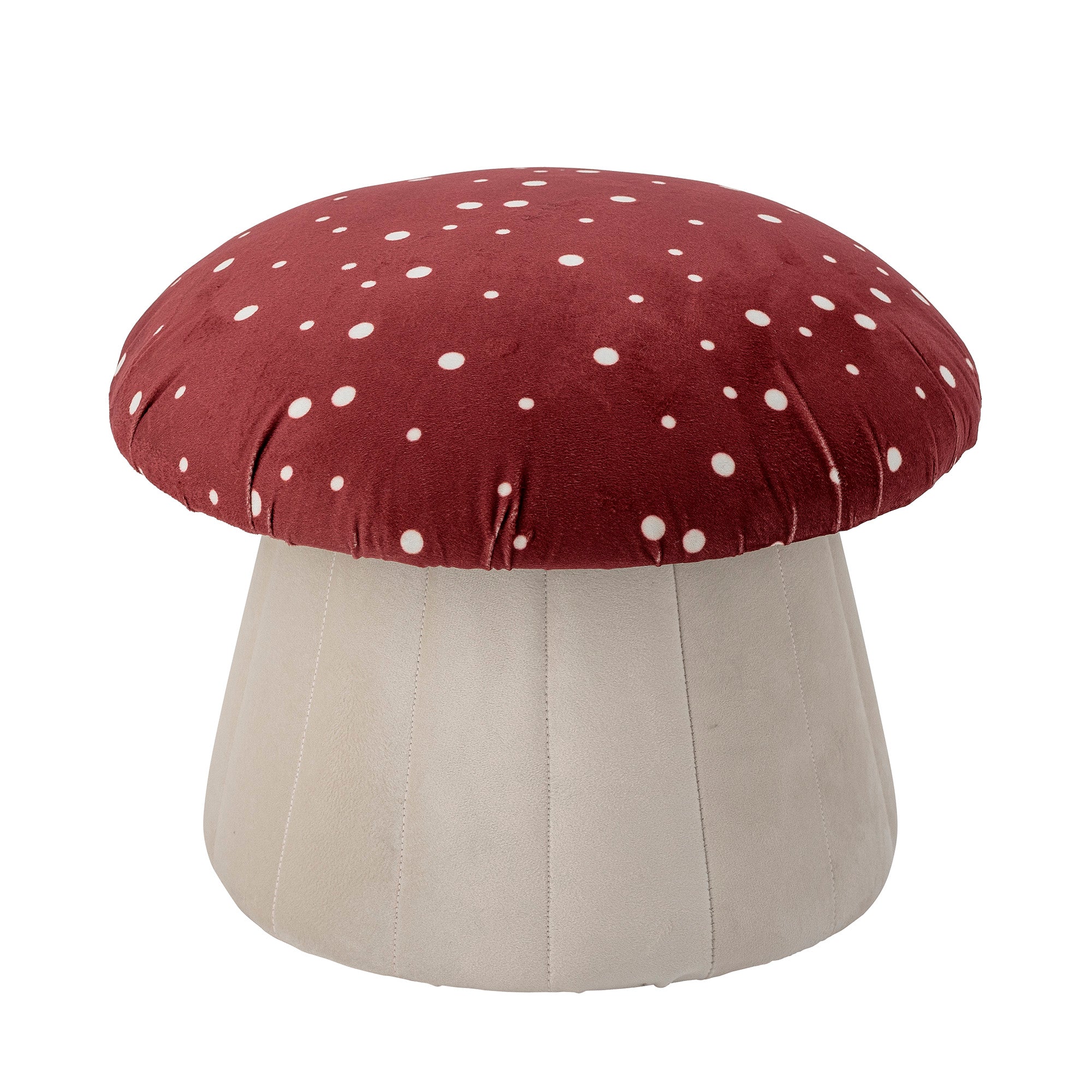 Pouf Lue, Rosso, Poliestere