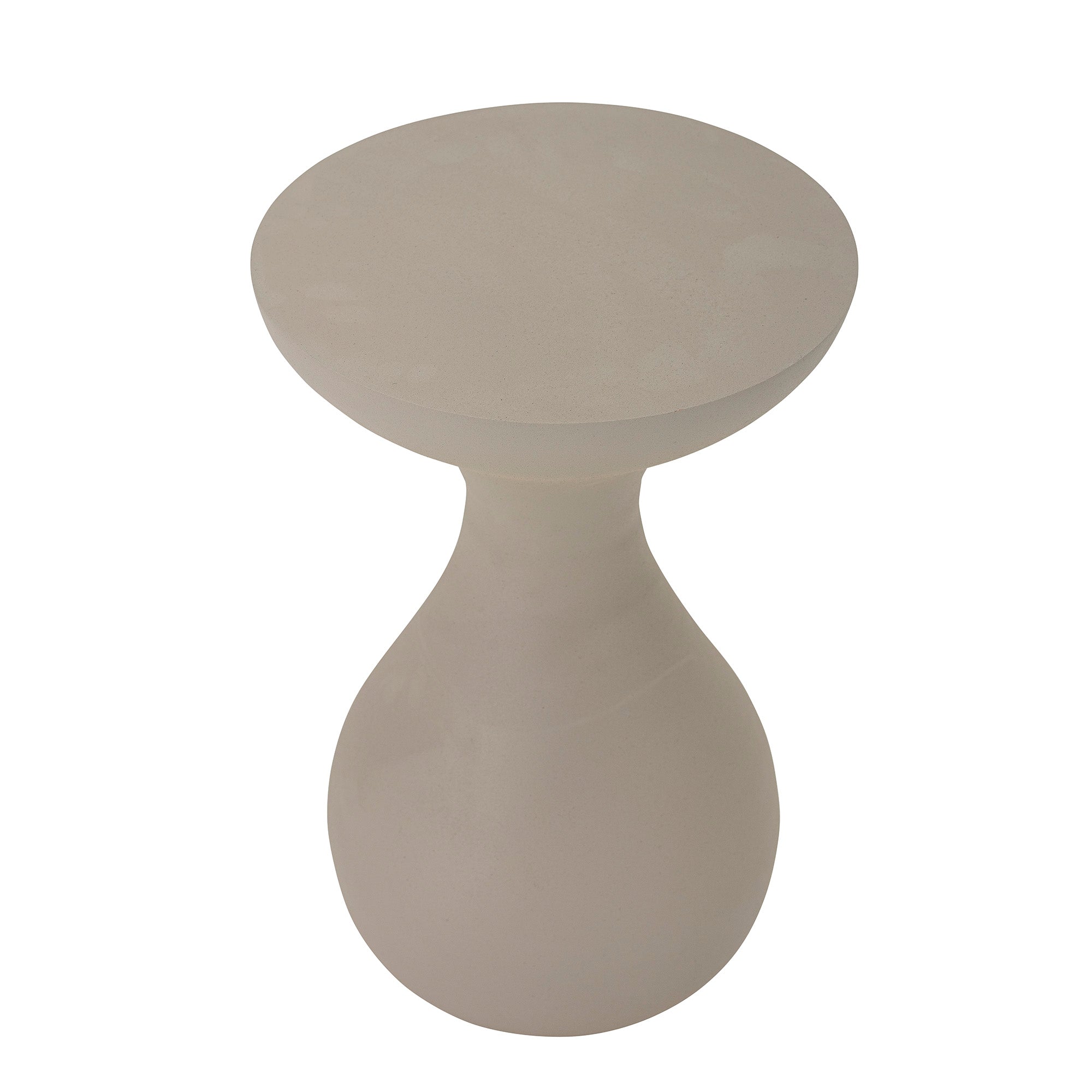 Tavolino Abebe, Grigio, Alluminio