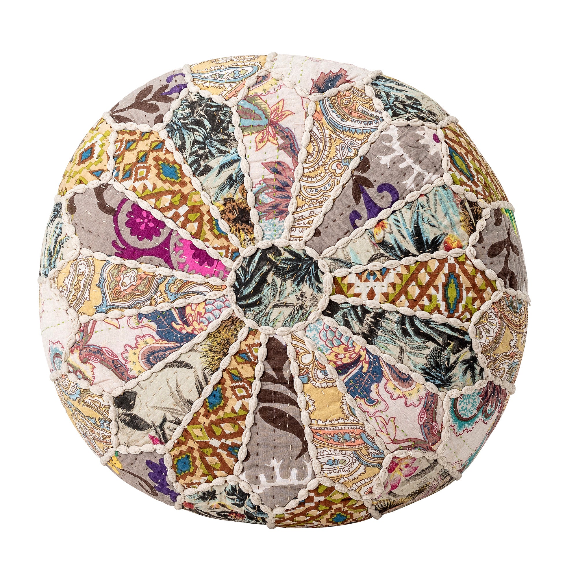 Pouf Gert, Marrone, Cotone