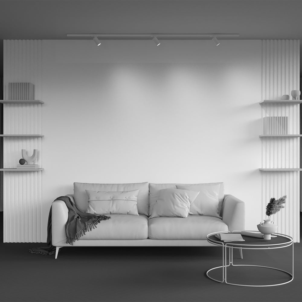 Faretto orientabile per sistema binario monofase Calipso - 10W