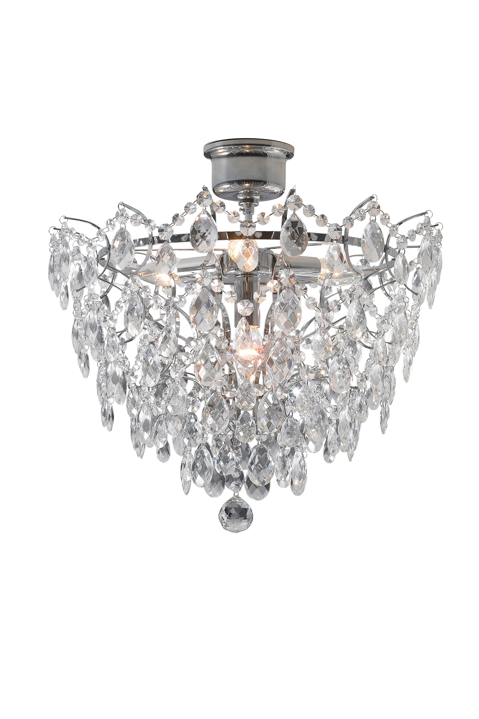 ROSENDAL Plafond 4L Cromo/MC