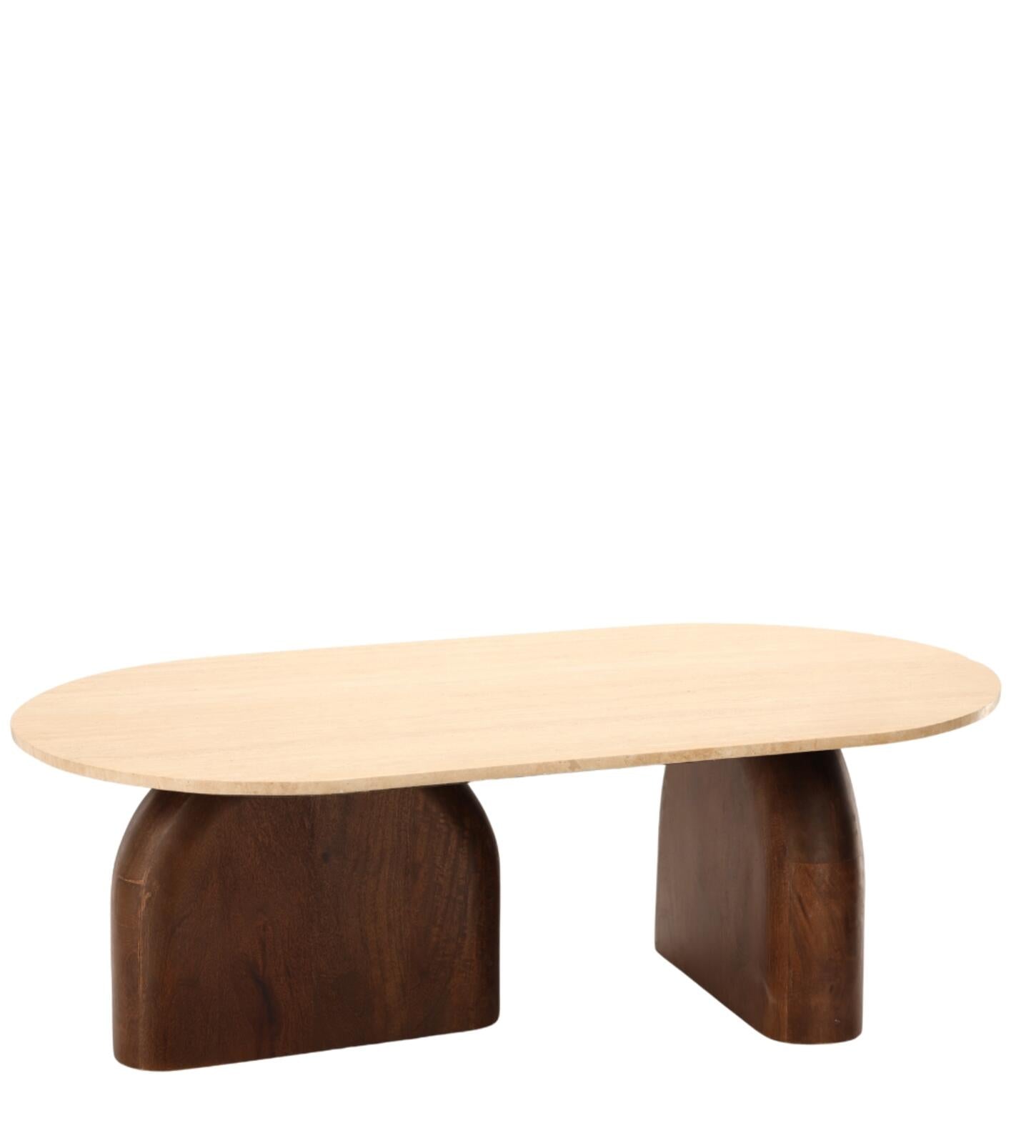 Tavolino Aydin travertino 120x65xH40cm