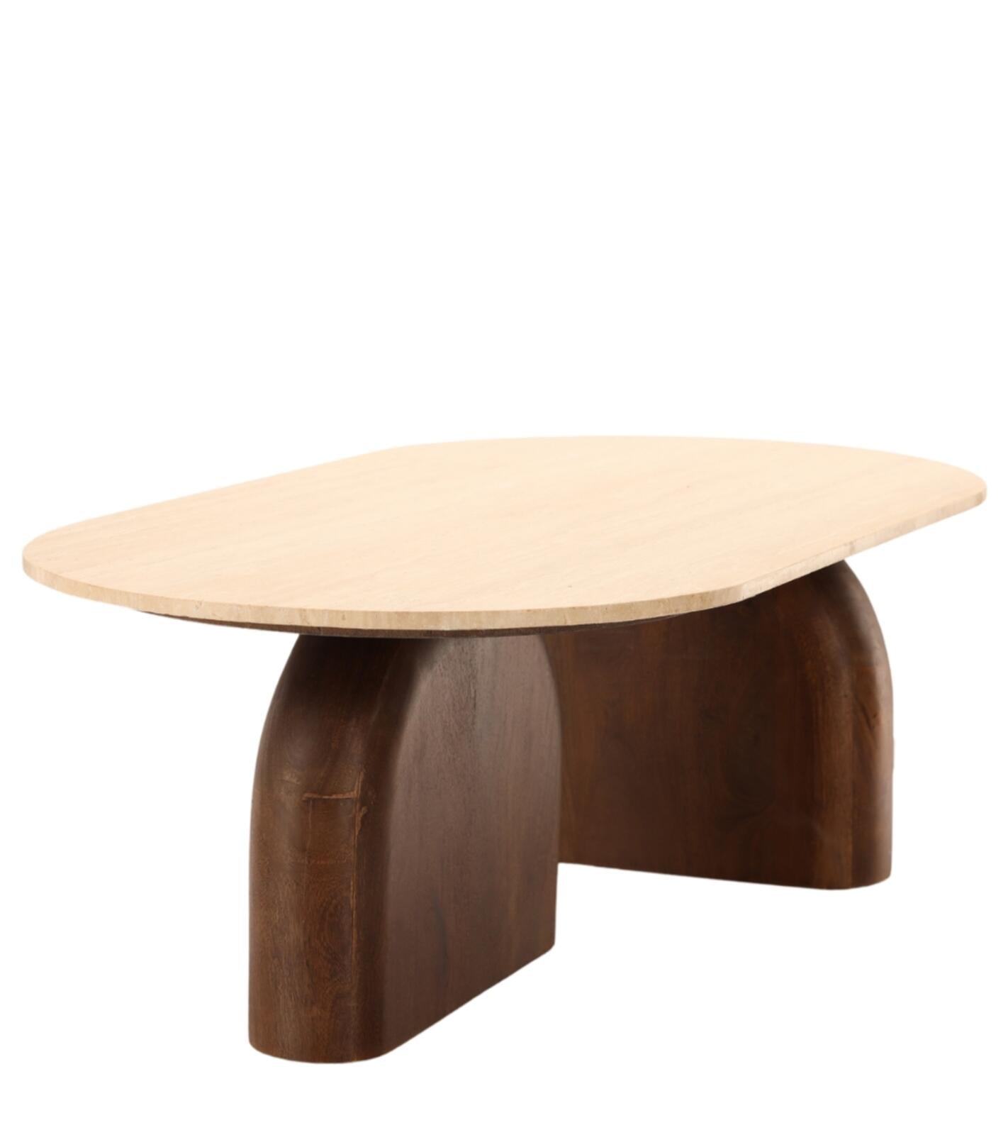 Tavolino Aydin travertino 120x65xH40cm